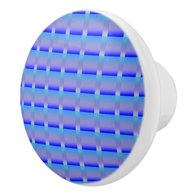 Pomo De Cerámica Tonos azules (Derecha)