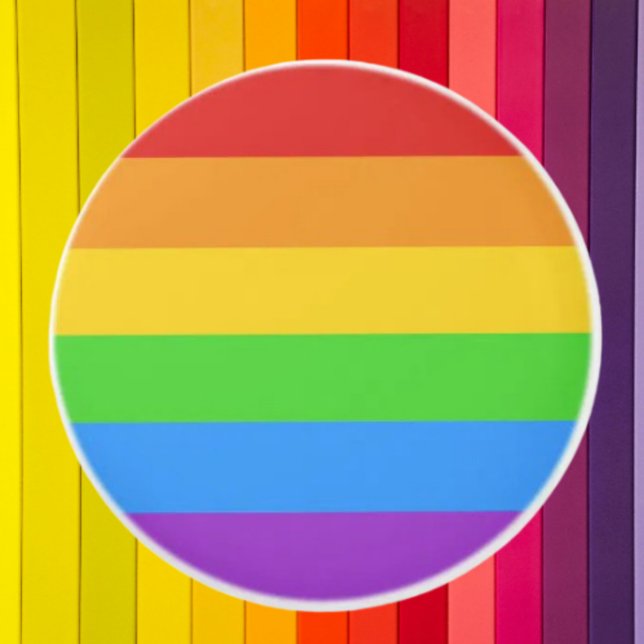 Pomo De Cerámica Toque del Orgullo: Bandera del Arcoiris (Subido por el creador)