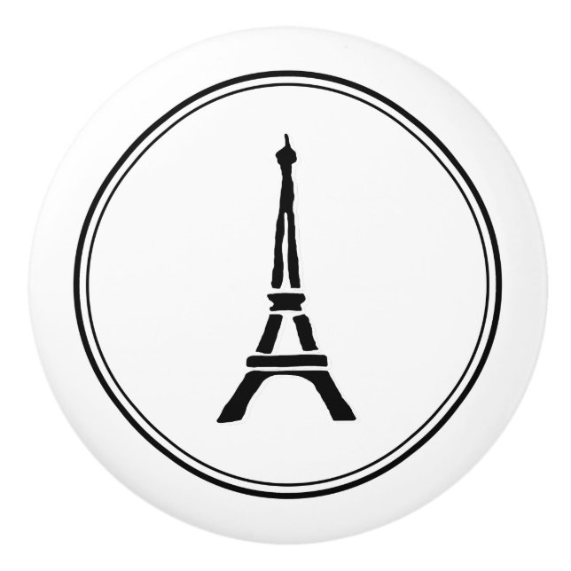 Pomo De Cerámica Torre Eiffel (Anverso)