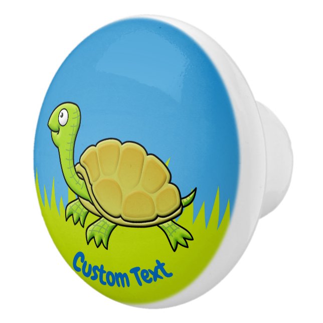 Pomo De Cerámica Tortuga personalizado Culetera cerámica (Derecha)