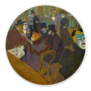 Pomo De Cerámica Toulouse-Lautrec - En el Rojo
