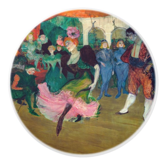 Pomo De Cerámica Toulouse-Lautrec - Marcelle Lender, Dancing Bolero (Anverso)