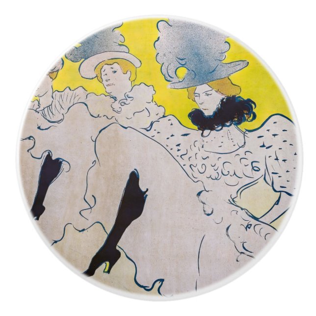 Pomo De Cerámica Toulouse-Lautrec - Troupe de Mlle Eglantine (Anverso)