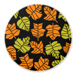 Pomo De Cerámica Transición de la naturaleza otoño-otoño