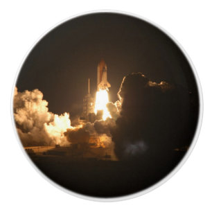 Pomo De Cerámica Transporte espacial Tierra Nocturna Nocturna Canva