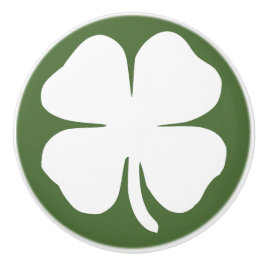 Pomo De Cerámica Trébol afortunado