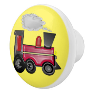 Pomo De Cerámica Tren Choo Choo