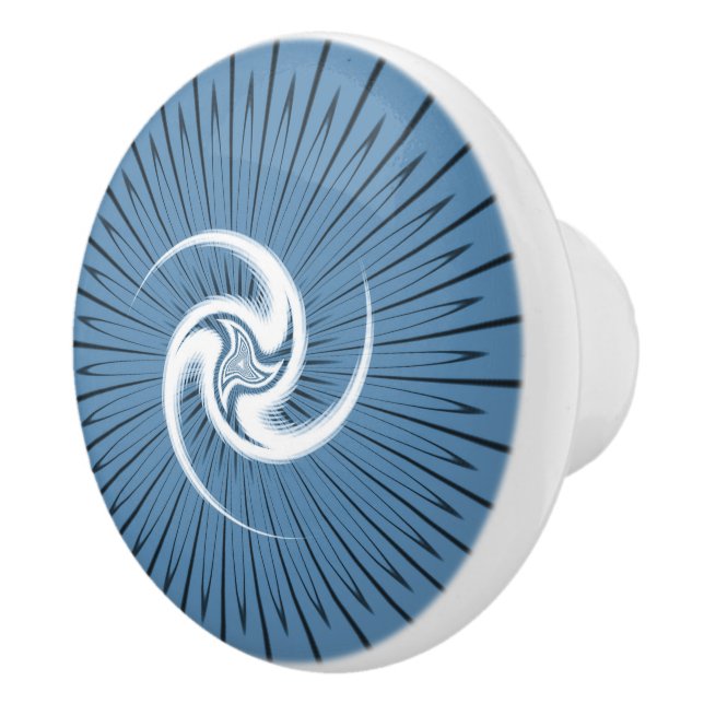 Pomo De Cerámica Triskelion Pagan Mandala (Derecha)