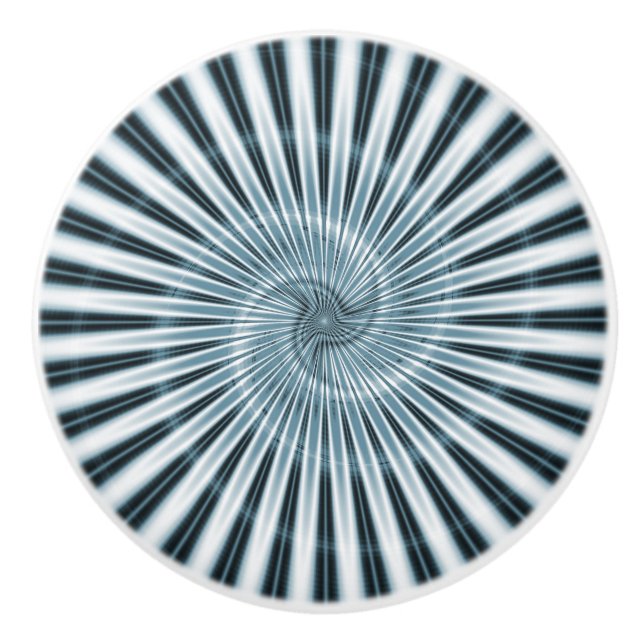 Pomo De Cerámica Triskelion Pagan Mandala (Anverso)