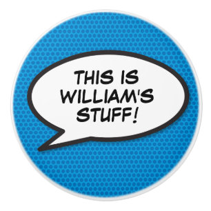 Pomo De Cerámica Tu discurso de mensaje burbuja libro de cómics ret