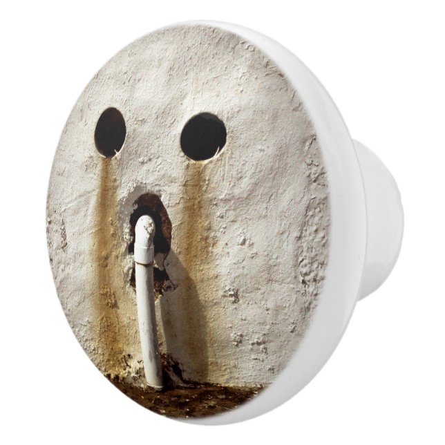 Pomo De Cerámica Tubería de agua expuesta (Derecha)