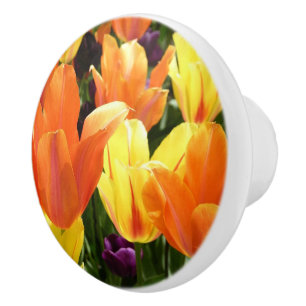 Pomo De Cerámica Tulipán cerámico