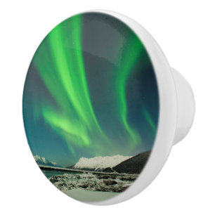 Pomo De Cerámica Turnagain Arm Aurora