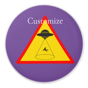 Pomo De Cerámica UFO Thunder_Cove de secuestro de Alien