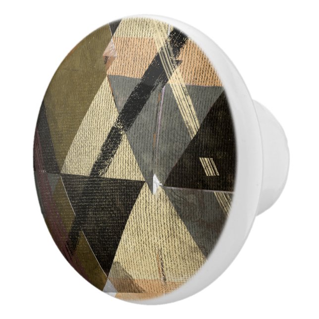 Pomo De Cerámica Un diseño abstracto moderno (Derecha)