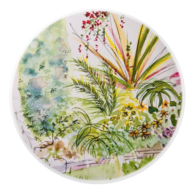 Pomo De Cerámica une journée au Parc (Anverso)