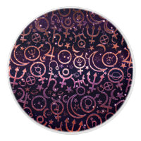 Universo Espacial Planetario Brillante Morado