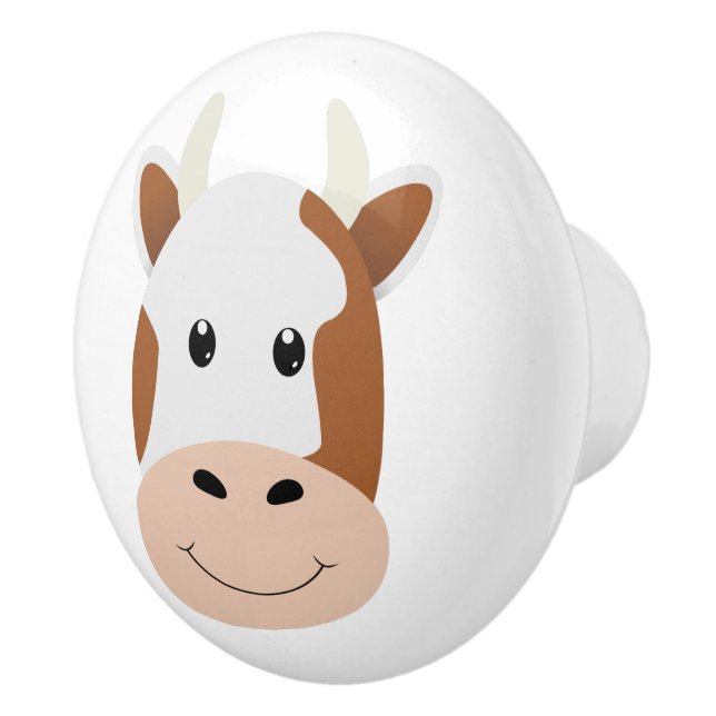 Pomo De Cerámica Vaca (Derecha)