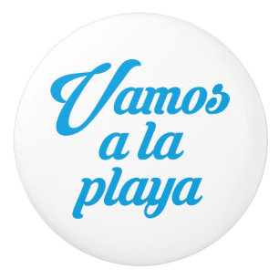 POMO DE CERÁMICA VAMOS A LA PLAYA