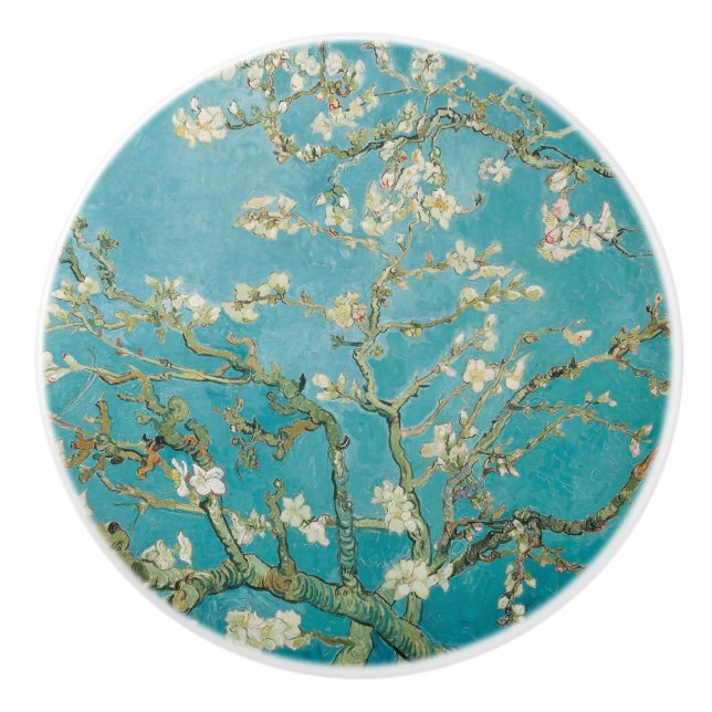 Pomo De Cerámica Van Gogh Almond Blossoms (Anverso)