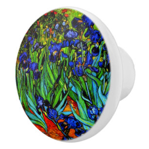 Pomo De Cerámica Van Gogh - Irises