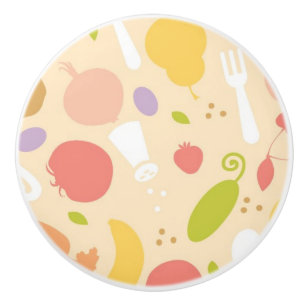 Pomo De Cerámica Vegetariano que cocina el fondo del modelo