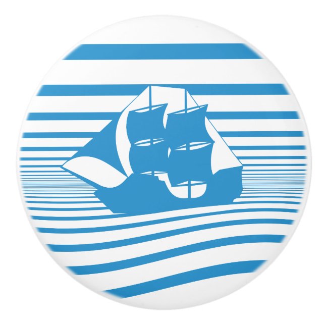 Pomo De Cerámica Vela (Anverso)