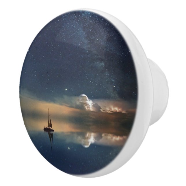 Pomo De Cerámica Vela lejos de las nubes (Derecha)
