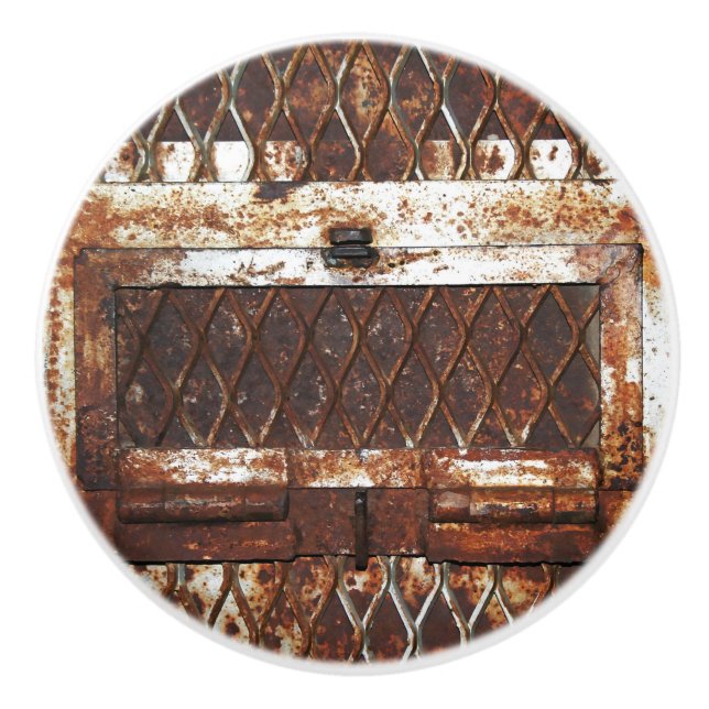 Pomo De Cerámica Ventana de caída (Anverso)