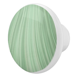 Pomo De Cerámica Ventilador verde