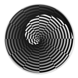 Pomo De Cerámica Verificador digital Yin Yang por Kenneth Yoncich