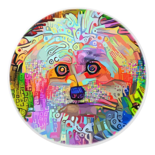 Pomo De Cerámica Vibes de terreno (Anverso)