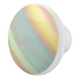 Pomo De Cerámica Vibra de concha de mar Colores pastel coloridos de