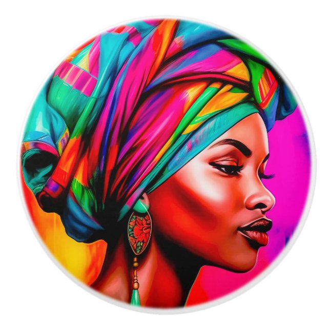 Pomo De Cerámica Vibrante serie de belleza 1 (Anverso)