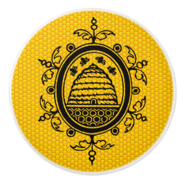 Pomo De Cerámica Victorian Bee Hive