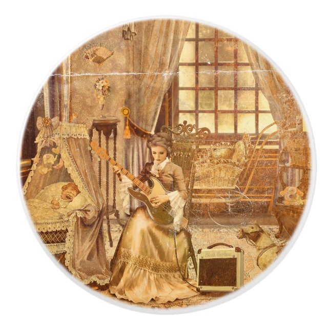 Pomo De Cerámica Victorian Lullaby (Anverso)