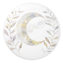 Pomo De Cerámica Vides y luna