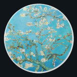 Pomo De Cerámica Vincent van Gogh - Almond Blossom<br><div class="desc">Florecimiento de almendras / Ramas con flores de almendra - Vincent van Gogh,  aceite sobre lienzo,  1890</div>