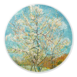 Pomo De Cerámica Vincent van Gogh - Árbol rosa en flor