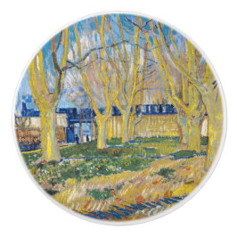Pomo De Cerámica Vincent van Gogh - El tren azul