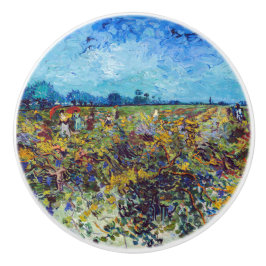 Pomo De Cerámica Vincent van Gogh - Green Vineyard