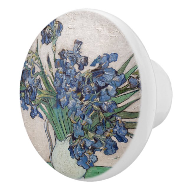 Pomo De Cerámica Vincent Van Gogh Irises Knob cerámico (Derecha)