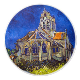 Pomo De Cerámica Vincent van Gogh - La Iglesia de Auvers