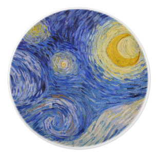 Pomo De Cerámica Vincent Van Gogh - La noche estrellada