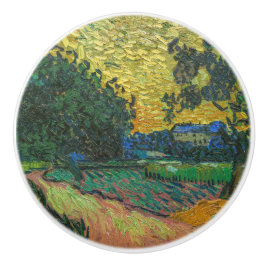 Pomo De Cerámica Vincent van Gogh - Paisaje en Crepúsculo