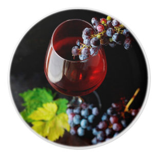 Pomo De Cerámica Vino de uva