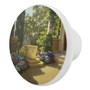 Pomo De Cerámica Vintage Ivan Choultse Jardin Villa Cypris