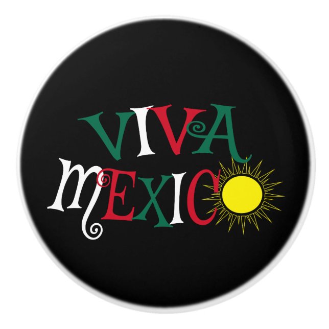 Pomo De Cerámica Viva México (Anverso)