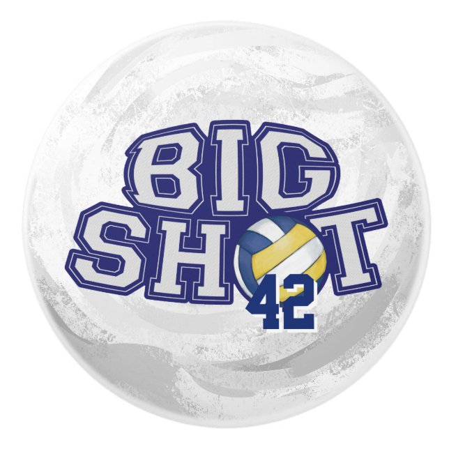 Pomo De Cerámica Voleibol Big Shot (Anverso)