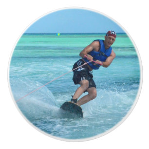 Pomo De Cerámica Wakeboarding en las zonas tropicales